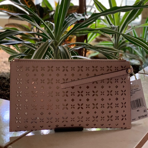 MICHAEL KORS JET SET TRAVEL LRG ZIP CLUTCH 32T6GTVW3U NEW WITH TAG - Picture 4 of 16